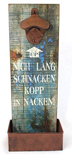 Wand Flaschenöffner Luxus Shabby Ausführung