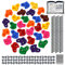 ALPIDEX Kinder Klettergriffe bunt 5/10/15/20/30 Stück Klettersteine inklusive Befestigungsmaterial, belastbar bis 200 kg, Indoor und Outdoor geeignet - 30 Stück