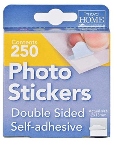 Grupo Erik Adhesivos doble cara para fotos - Pack de 250 unidades
