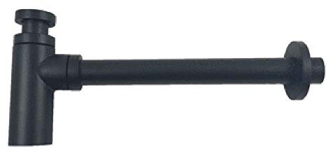 Paffoni sifone a bottiglia per lavabo modello nero opaco