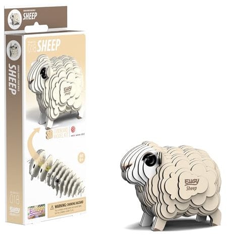 EUGY 3D Sheep Model Tier Modell:, Bastelset