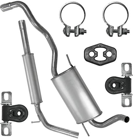 Adamot Schalldämpferset Auspuffanlage Auspuff für VW Polo 3 III 6N 6N2 1.4