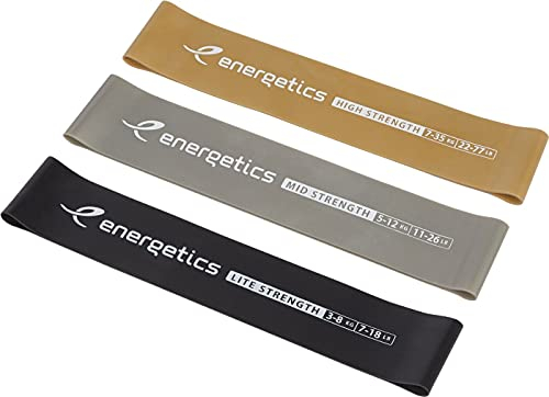 energetics Unisex – Erwachsene Pro 1.0 Gymnastik-Band, Black/Silver/Gold, One Size
