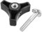 SPORTARC 1PC Handle Bar Wheel Knob And Bolt For Hon-da Lawn Mower, Triangle Handle Knob Nut Screw Bolt Fits for Hon-da, Hayter, for MOUNTFIELD