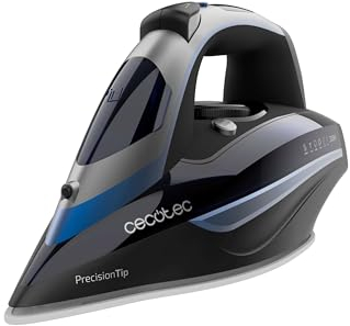 Cecotec Fer à Repasser Horizontal avec Pompe IronHero 3200 i-Pump. 3200 W, Technologie Power Steam, Coup de Vapeur 285 g/min, Semelle Turbo Anodized Pro, Système Antigoutte, Cyclo Clean