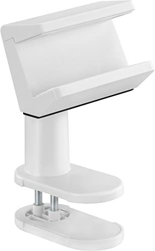 InLine® Table Clamp for Power Strip Rotating Spring Clamp White