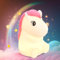 Attivolife Pferde Nachtlicht, Kawaii Nachtlampe Mädchen Geschenk Babyzimmer Pferd Silikon Stilllicht für Kinder Dimmbar Touch LED Einhorn Deko Zimmer als Geburtstags Geschenke für Baby Jungen
