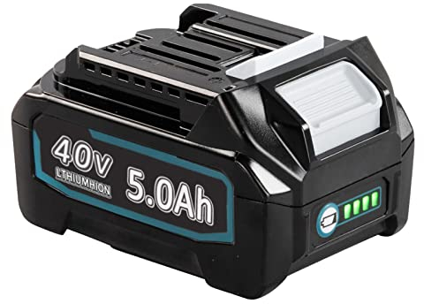 Batterie de rechange 40 V 5 Ah/5 000 mAh pour batterie Makita BL4050B Li-ion 40 V 5 Ah BL1860B BL1850B BL1860 BL1850 BL1840 BL1830 BL1820 BL1815 BL1860 BL1860B BL1860B BL18860B BL1881860B 35 BL1 845