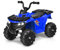 COSTWAY 6V Kids Electric Ride on Car, Battery Powered Quad Bike ATV with Headlights, MP3, USB, Volume Control, 4 Wheels Vehicle Toy for Boys Girls (Blue)