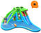 Maxmass Inflatable Bounce House, 7-in-1 Kids Bouncy Castle with 780W Air Blower, Double Water Slide, Basketball Hoop, Climbing Wall, Tunnel, Splashing Pool, Children Jumping House for Indoors Outdoors