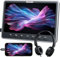 GOnavidio 12 HDMI-in Lecteur DVD Voiture, Lecteur DVD Portable Voiture Compatible USB/SD, Slot-in Conception et ecran appuie Tete Voiture pour Enfant avec Casque,Support Région Libre