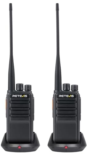 Retevis RB669 Freenet Funkgeräte, Lizenzfrei Walkie Talkie RT24V 2.0, 6 Freenet Kanäle und 16 PMR446, Deutsches Sprachsystem, Typ C und USB-Ladestation, Freenet Funkgerät Set (1 Paar, Schwarz)
