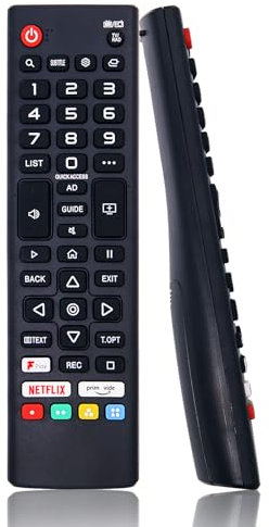 Replacement LG TV Remote Control, Universal TV Remote AKB76037023 for All LG LED HDTV HDR Smart TV, with 3 Shortcut Buttons, No Setup Required