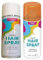 133ml washable temporary hair colour spray kids adults Halloween Glitter Temporary dye (Orange and White hair Spray, 133ml)
