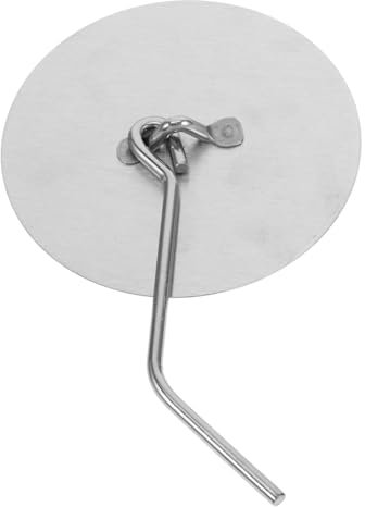 Alipis Couvercle De Fondue Foyer De Table Couverture De Foyer Rond Faux Feu Foyer Portatif Feu De Table Outil D'extincteur De Foyer Anneau De Foyer L'acier Inoxydable Qui Silver