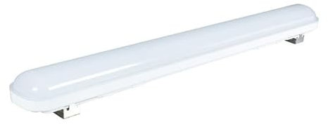 Bemko - Luminaria LED Hermética Solis, 18 W, 2000 lm, 4000 K, IP65-600 x 70 x 46 mm