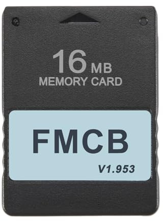 Lobamop FMCB Free McBoot Card V1.953 for PS2-2 Memory Card OPL Boot(16MB) Black