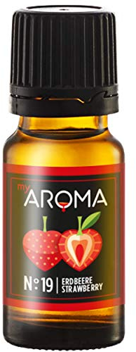 myAROMA | No. 19 (Fraise, 10 ml) | | Arôme purement naturel | Gouttes pour eau & cocktails, pour la cuisine & la pâtisserie | Sans sucre ni édulcorant