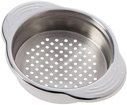 Fliyeong Stainless Steel Food Can Strainer Sieve Tuna Press Lids Oil Drainer Remover Creative and Useful