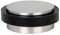 EVI Herrajes | Mini Fermaporta Adesivo | 35 x 12 mm | Gomma Nera di Silicone Naturale | Acciaio Inox Finitura | Fissaggio Semplice | 100% Funzionale | MOD. I-140