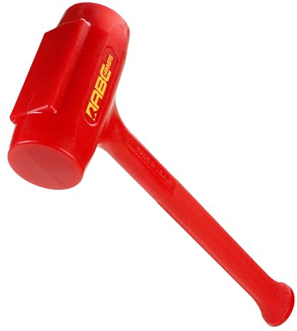 ABC HAMMERS ABC9DB Vorschlaghammer, Totschlaghammer, 4,3 kg, Polyurethan-Hammer mit stahlverstärktem Griff, 50,8 cm Gesamtlänge