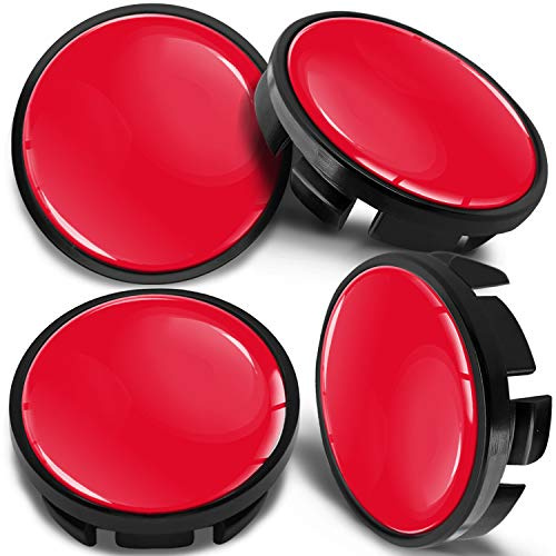 SkinoEu Nabendeckel 65mm kompatibel mit VW Skoda 4er Set Nabenkappen CV 5