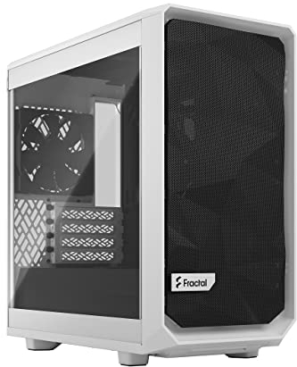 Fractal Design Meshify 2 Mini White - Tempered Glass Clear Tint