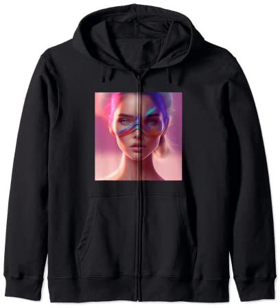 Frauen Meerjungfrau bunte Flossen rosa Sonnenuntergang Reise Insel Geschenk Kapuzenjacke