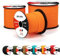 Brotree Paracord 3mm 100M 100% Nylon Seil Schnur Typ II Paracord 425 mit 3 Kern für Survival, Outdoor, Armband, Basteln - Bruchlast 192kg (Orange)