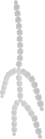 BCOATH Gelenkskelett Einer Puppe Teile Für Die Puppenherstellung Bewegliches Puppenskelett Plüschpuppenteile Ausgestopfte Puppengelenke Puppenrahmen Marionette Weiß Plastik Babygebrauch