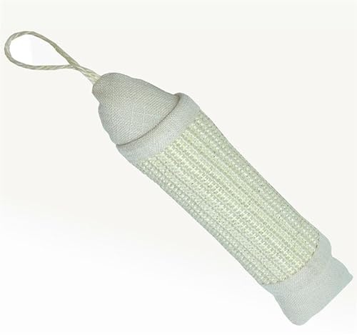 nanook Katzensack Klettersack Kratzsack - beige - robust - 30 cm - Katzenspielspaß für Kratzbaum, Wand, Decke