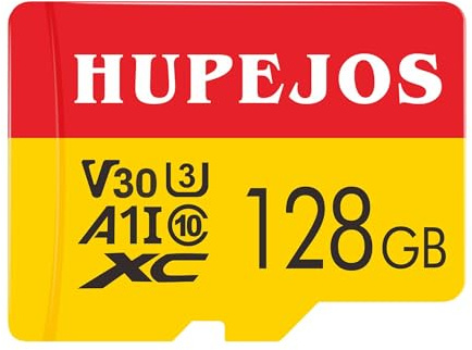 HUPEJOS 128GB Memory Card, SD Card, Memory Card, Expanded Storage for Dash Cameras