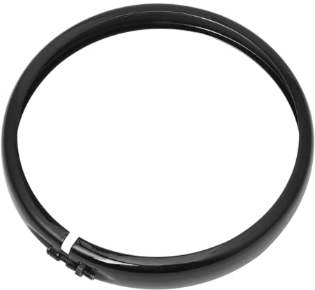 FTKDMT Motorrad 5,75 Scheinwerfer-Zierring passend für Harley Sportster Iron XL 883 1200 Dyna Softail Street Bob