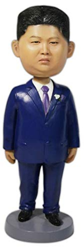 Korea Präsident Kim Jong-un Actionfigur Wackelkopf Statue Wackelkopf Figur Büro Schreibtisch Dekoration Skulptur Politisches Geschenk