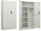 Hommdiy Lagerschrank, Metallschrank, Spind, Stahlschrank, Lagerschrank, Kleiderschrank, Aktenschrank, 90 x 40 x 180 cm,Hellgrau