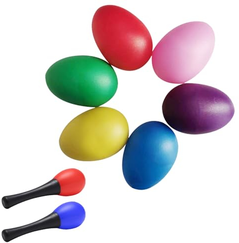 Huevos de Shaker de Huevo,Juguetes Musicales De Percusión,Maracas En Forma De Huevos,Huevo de Percusión,Huevos Musicales,Maracas Huevos,Huevos de Maracas,para Percusión y Educación Musical Temprana