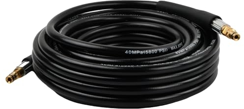 Manguera de limpiador a presión de 10 m, 18 MPa (2610 PSI), máx. 60 °C – Extensión de manguera de repuesto para serie Kärcher K2 K3 K4 K5 K6 K7 – Manguera de lavado Power-Jet