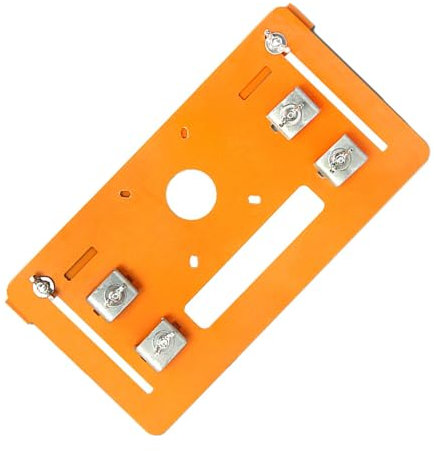 Mwqpgyh Circular Saw Base Plate,Adjustable Bakelite Cutting Machine Plate for Circular Saw - Sturdy Structure Woodworking Tool for Gong, Marble, and Trimming Machine