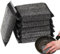 6 spugne abrasive in acciaio inox, doppie spugne abrasive, spugne da cucina, strofinacci metallici, riutilizzabili