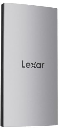 Lexar ES3 Externe SSD 1TB, USB 3.2 Gen2 Portable SSD, bis zu 1050 MB/s Lesen, 1000 MB/s Schreiben, Tragbare SSD für iPhone15-Serie/Mac/PS5/XBOX/Laptop/PC und Spielkonsole (LES3XXX001T-RNSNG)