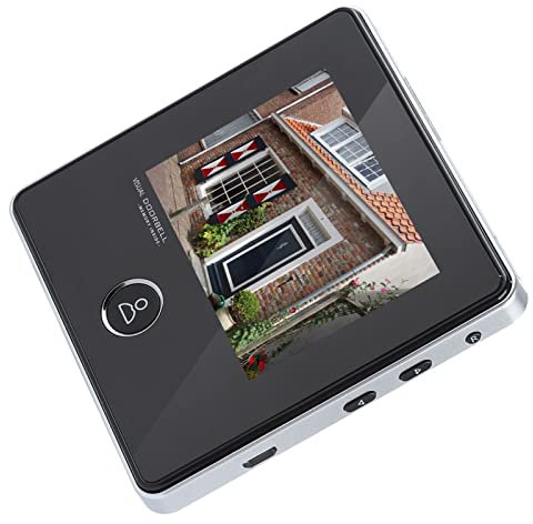Türspion-Kamera, Guckloch-Kameras für Haustür-Sicherheits-Guckloch, 0,3 MP Türklingelkamera, Nachtsicht, Fotoaufnahme, Guckloch für Haustür, Türspion, LCD
