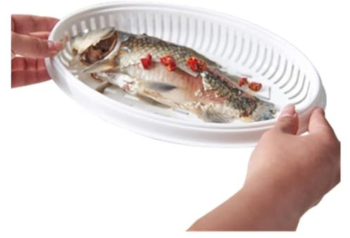 Microwave SteamerMicrowave Steamer Special Steamed Fish Box for Microwave Oven