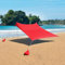 HipierFx Toldo para Playa 2x2m 3x3m 4x4m Carpa Playa Portátil con 2 Postes y Bolsas de Arena