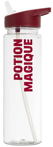 Bouteille en plastique 70cl HYDRO FUN modèle potion magique rouge