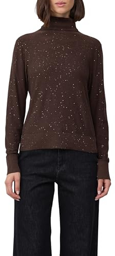 s.Oliver Rollkragenpullover mit feinen Pailletten