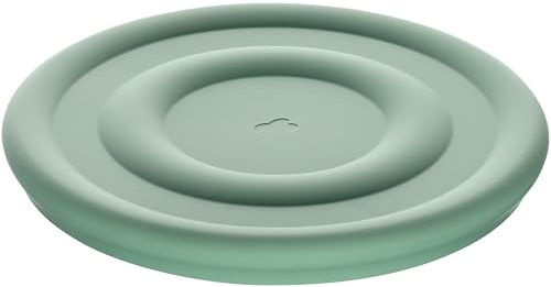 LEONARDO HOME CUCINA Deckel • 1 Stück • Runder Silikondeckel • Flexibler Mehrzweckverschluss • luftdicht • auslaufsicher • Schlichtes Design • spülmaschinengeeignet • ⌀ 14 cm • Mint • 055237