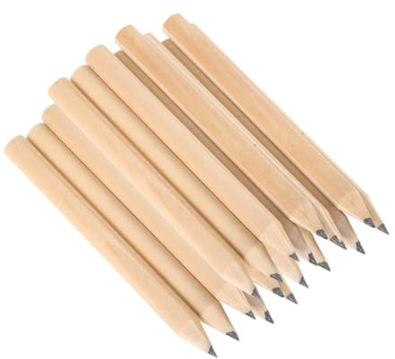 Uonlytech 100 Stück Golf-scoring-bleistift Kurze Bleistifte Für Hautfarbene Buntstifte Baseball-kugelschreiber Golfbleistifte Masse Gespitzte Bleistifte Kleinkind Bleistift Khaki Holz