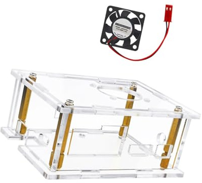 Custodia in acrilico che garantisce un posizionamento sicuro e accessibilità per le protezioni K2B Visual Motherboard Cover