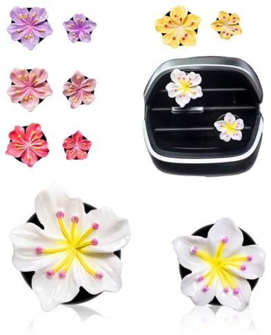 Floral Car Air Vent Clip Auto Freshener Outlet Car Perfumes Auto Conditioners Air Freshener Plugs In