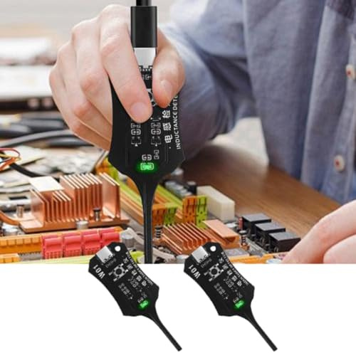 2 Pezzi Tester Elettrico, Tester Di Bobina, Rilevatore Di Alta Sensibilità Di Precisione, Induttanza Per Scheda Elettronica D Computer, Per Atelier Elettronica Casa Automobile Computer